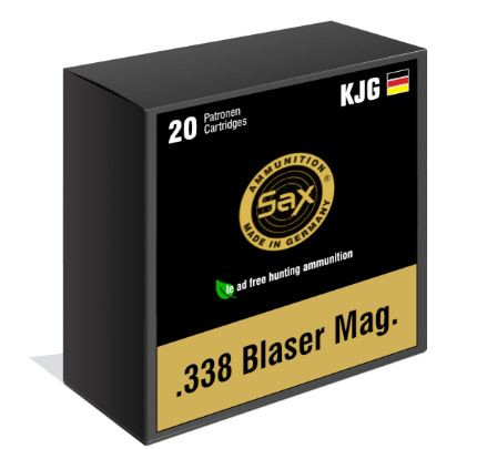 338 Blaser Magnum Sax 9gr Golyós Lőszer